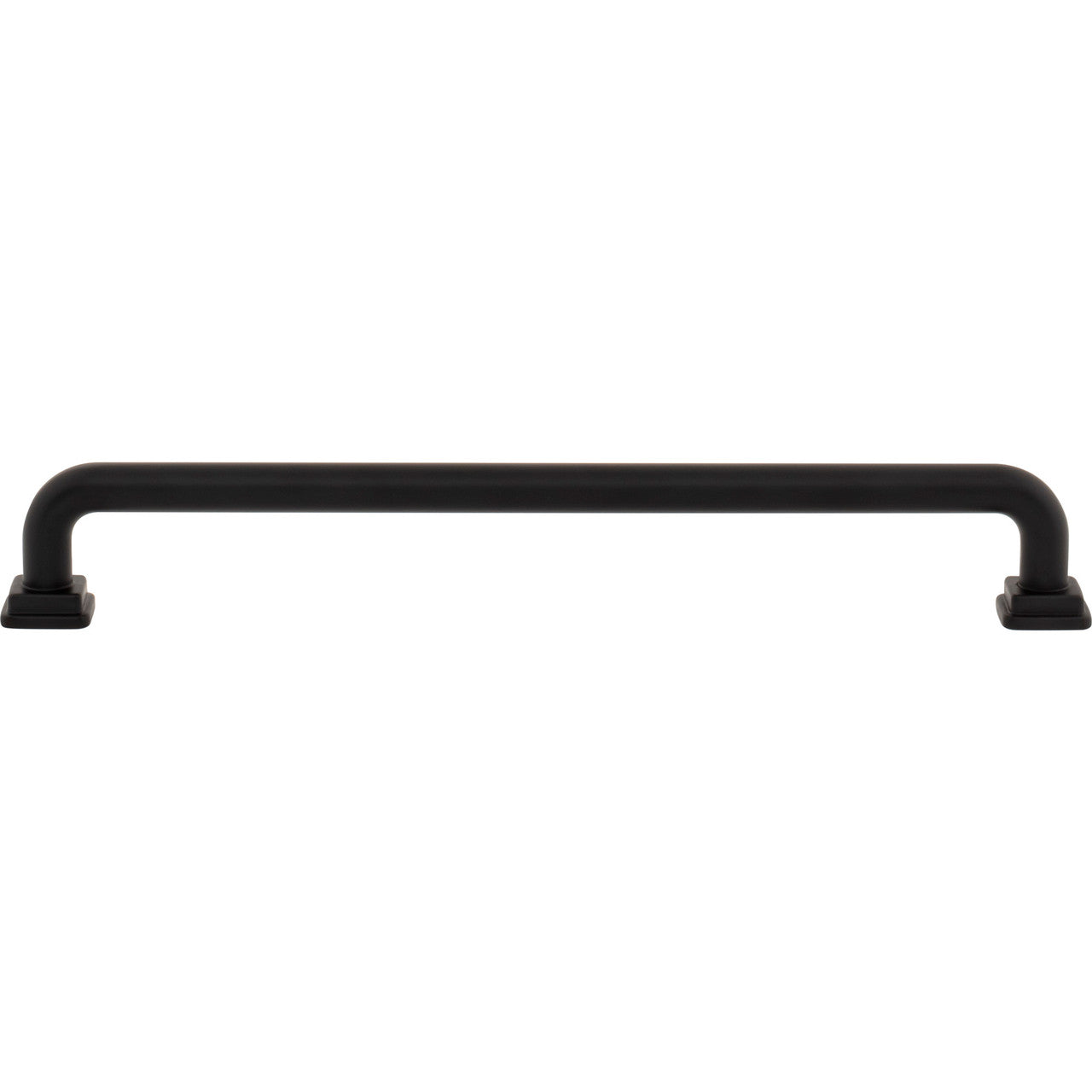 Atlas A6026-BL: 7-9/16" cc Kimberton Bar Cabinet Pull - Matte Black