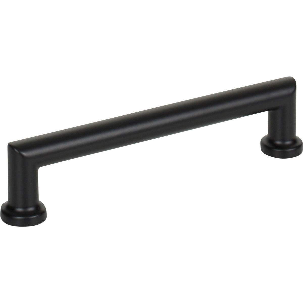 Top Knobs TK3152BLK: 5-1/16" cc Morris D-Handle Cabinet Pull - Flat Black