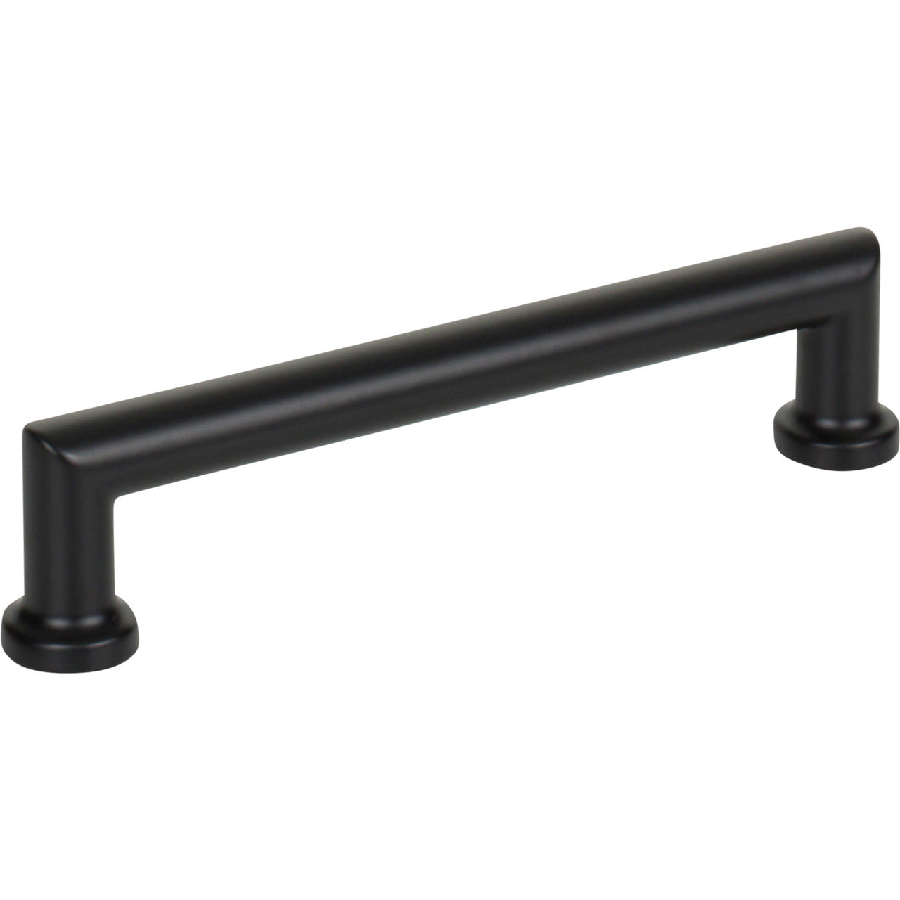 Top Knobs TK3152BLK: 5-1/16" cc Morris D-Handle Cabinet Pull - Flat Black