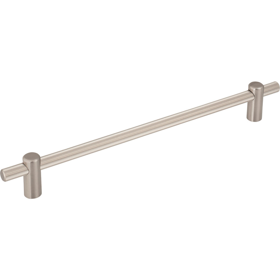 Top Knobs TK3256BSN: 8-13/16" cc Dempsey Bar Cabinet Pull - Brushed Satin Nickel