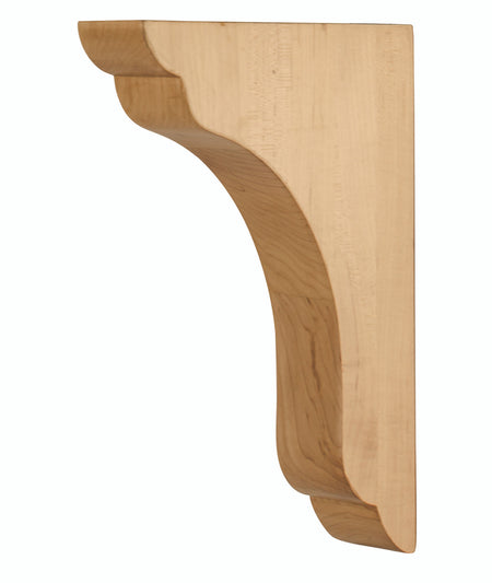 Hardware Resources COR46-2-ALD: Scalloped End Corbel - Alder