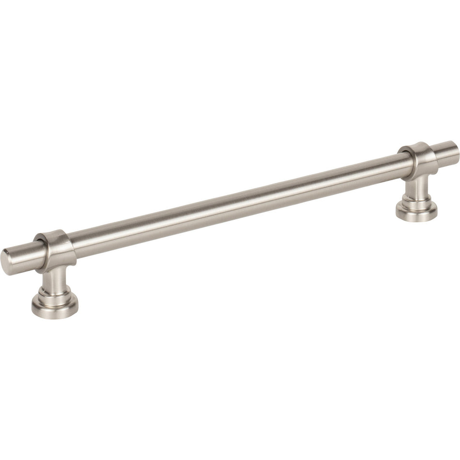 Top Knobs M2734: 7-9/16" cc Dakota Bit Cabinet Pull - Brushed Satin Nickel