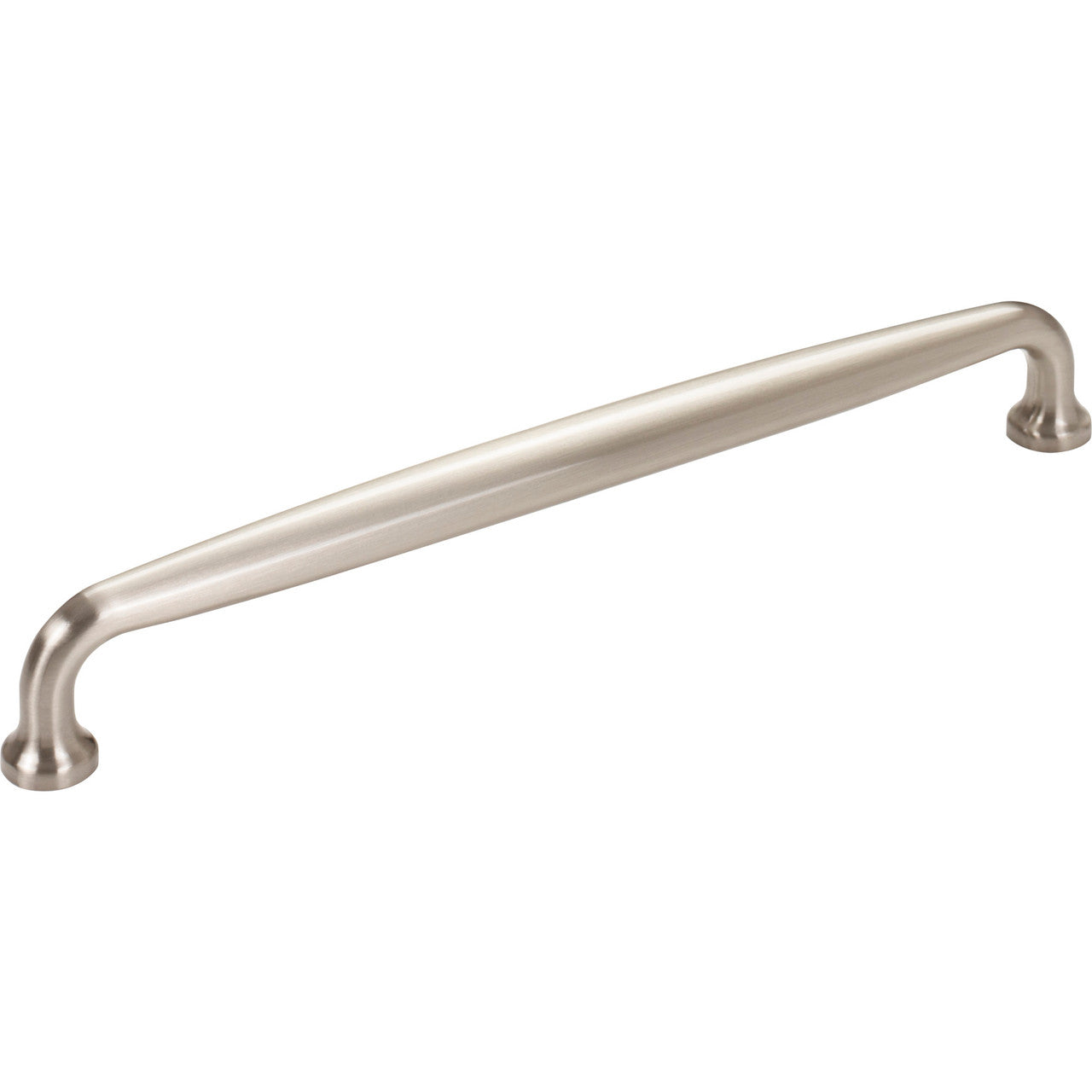 Top Knobs M2794: 8" cc Charlotte D-Handle Cabinet Pull - Brushed Satin Nickel
