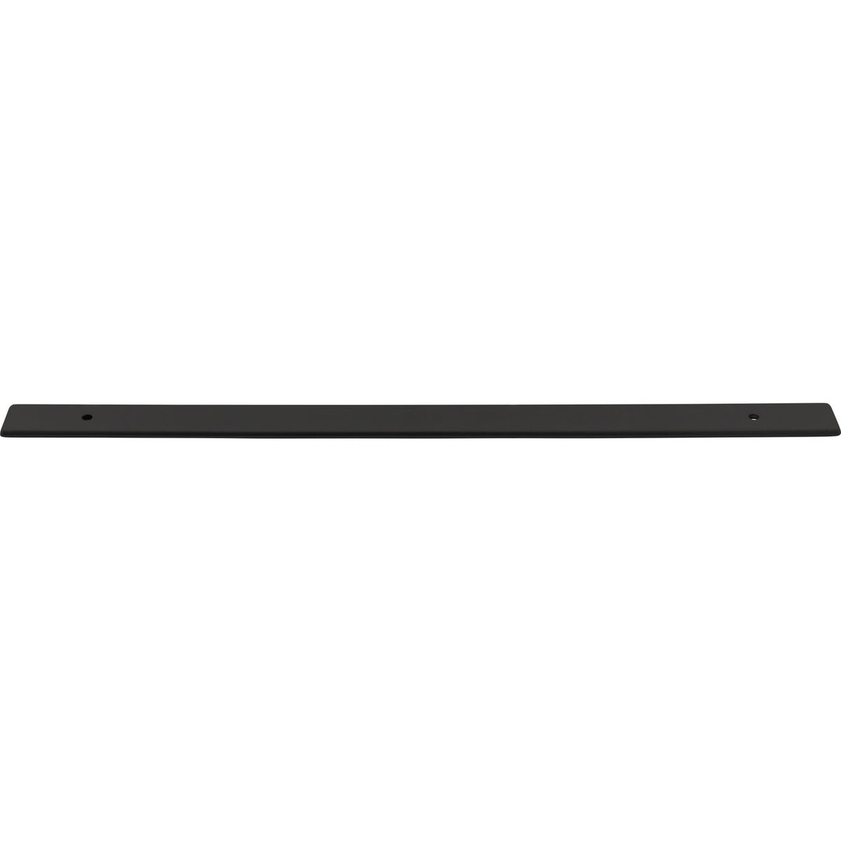 Top Knobs TK3286BLK: 1" Radcliffe  Backplate - Flat Black