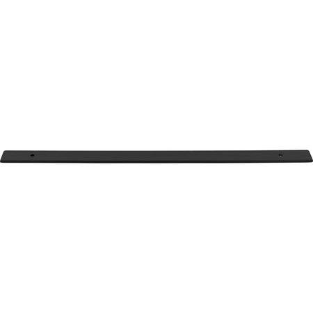 Top Knobs TK3286BLK: 1" Radcliffe  Backplate - Flat Black