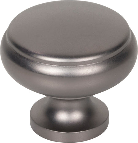 Top Knobs TK3090AG: 1-1/4" Regent's Park Cumberland Cabinet Knob - Ash Gray