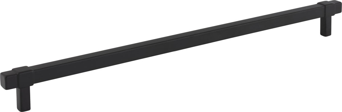 Jeffrey Alexander 293-305MB: 305mm cc Zane Cabinet Pull - Matte Black