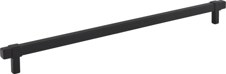 Jeffrey Alexander 293-305MB: 305mm cc Zane Cabinet Pull - Matte Black