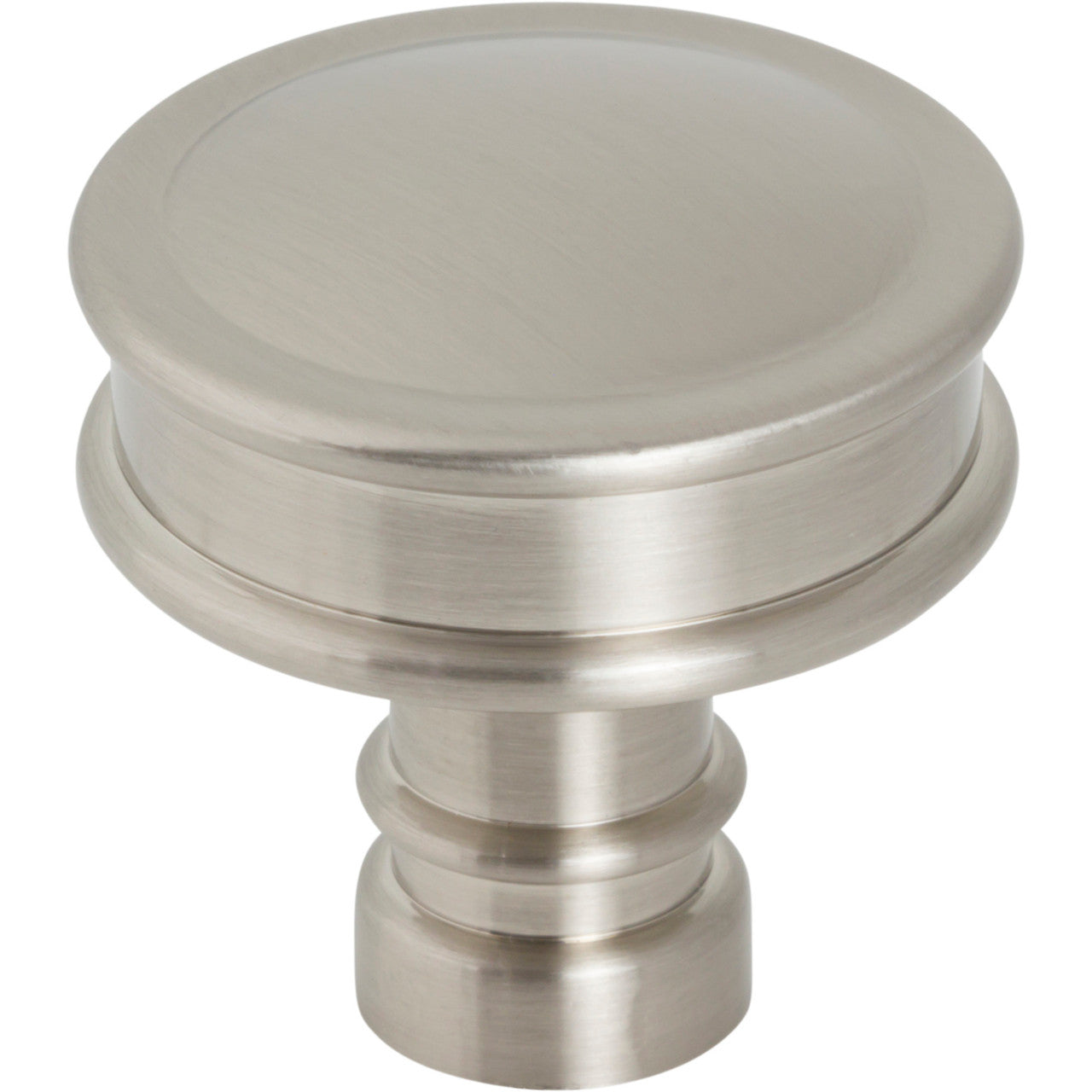 Top Knobs TK3140BSN: 1-1/4" Cranford Round Cabinet Knob - Brushed Satin Nickel