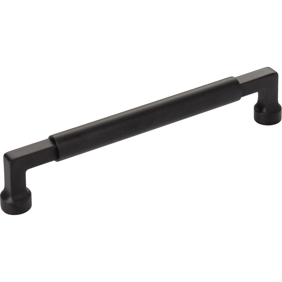 Top Knobs TK3093BLK: 6-5/16" cc Regent's Park Cumberland Cabinet Pull - Flat Black