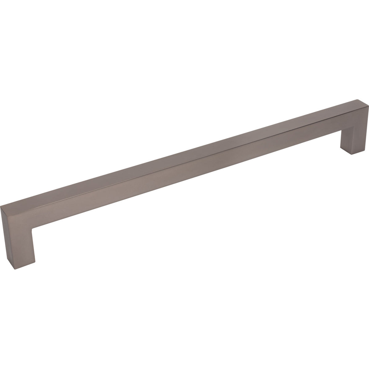 Top Knobs TK165AG: 18" cc Square Bar  Cabinet Pull - Ash Gray