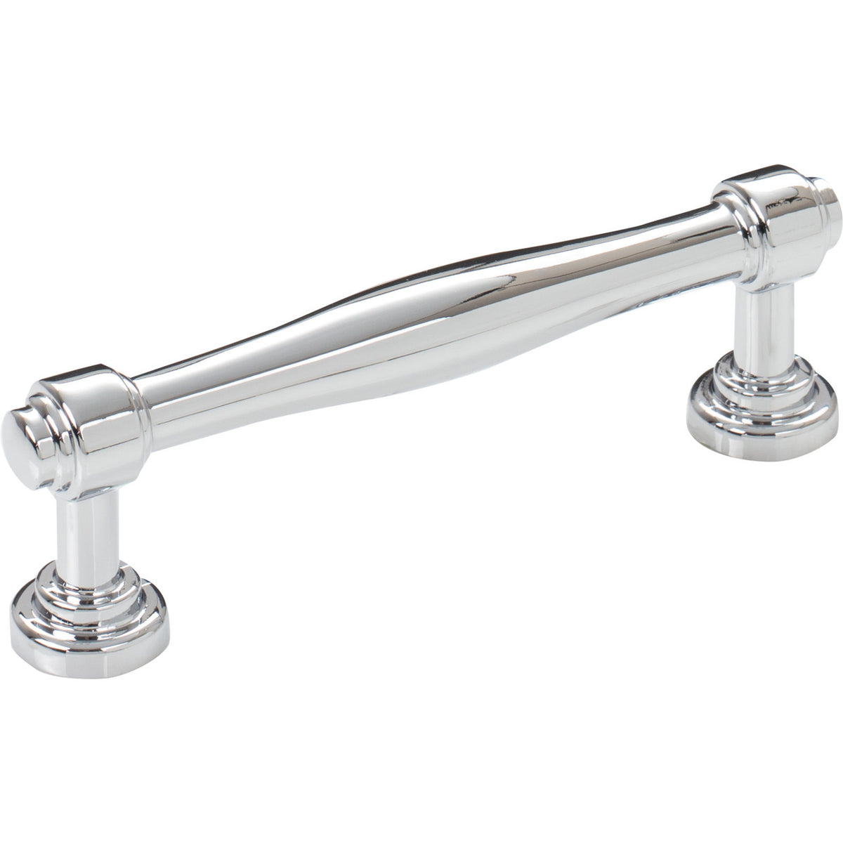 Top Knobs TK3071PC: 3-3/4" cc Regent's Park Ulster Cabinet Pull - Polished Chrome
