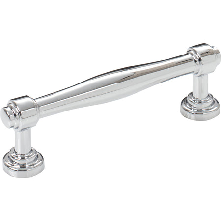 Top Knobs TK3071PC: 3-3/4" cc Regent's Park Ulster Cabinet Pull - Polished Chrome