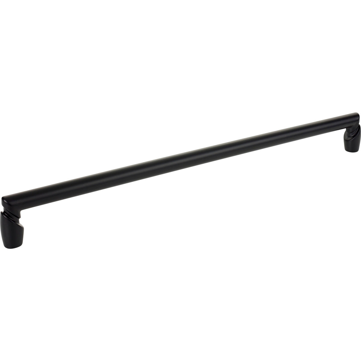 Top Knobs TK3139BLK: 18" cc Florham Round Bar Cabinet Pull - Flat Black