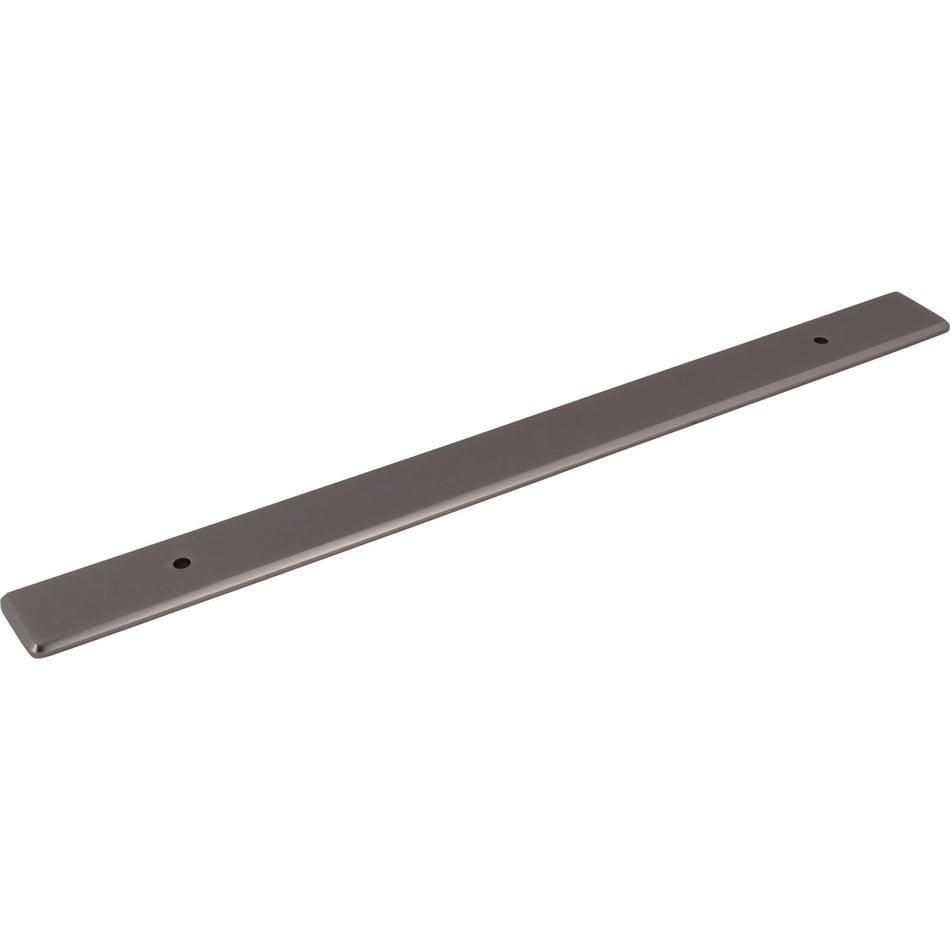 Top Knobs TK3287AG: 17" Radcliffe  Backplate - Ash Grey