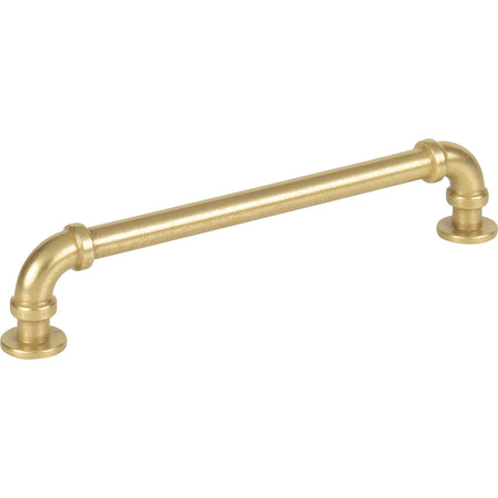 Atlas 433-UB: 6-5/16" cc Steam Punk Cabinet Pull - Vintage Brass