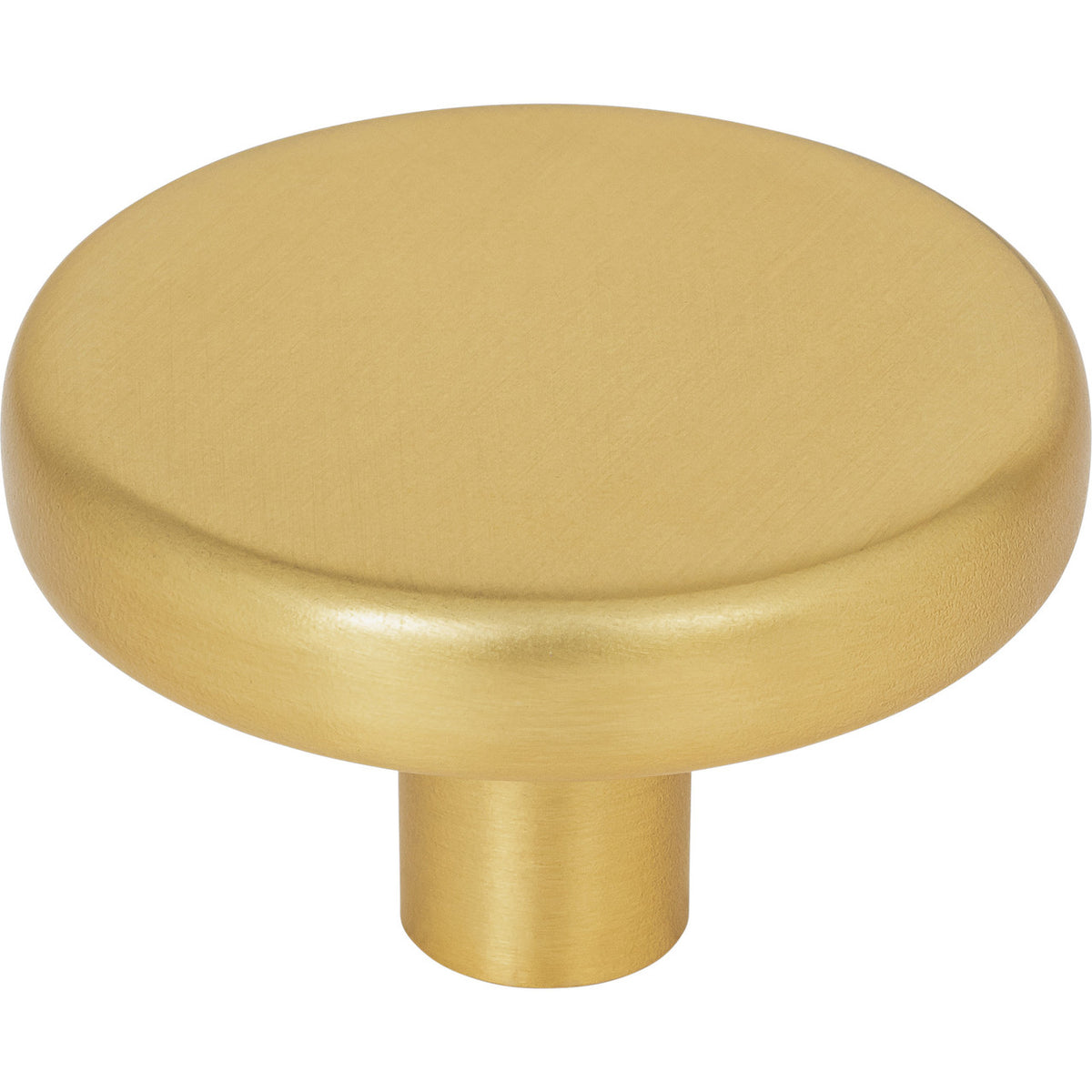 Elements 105L-BG: 1-5/8" Gibson Mushroom Cabinet Knob - Brushed Gold