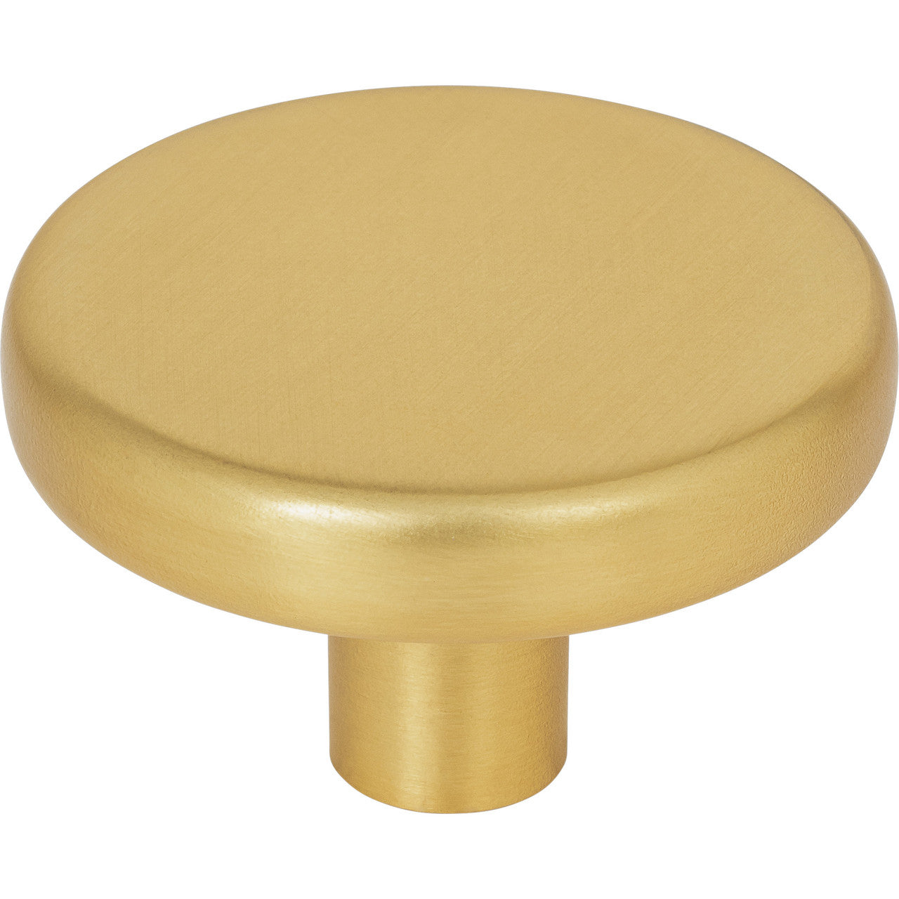 Elements 105L-BG: 1-5/8" Gibson Mushroom Cabinet Knob - Brushed Gold