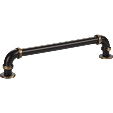 Atlas 433-CFB: 6-5/16" cc Steam Punk Cabinet Pull - Cafe Bronze
