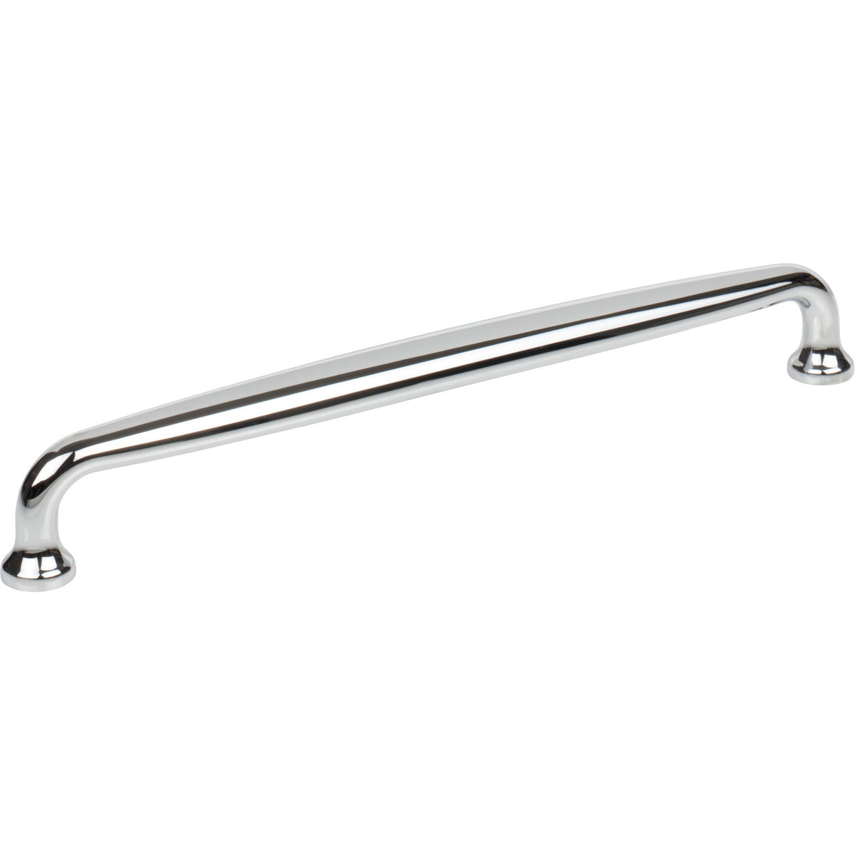 Top Knobs M2792: 8" cc Charlotte D-Handle Cabinet Pull - Polished Chrome