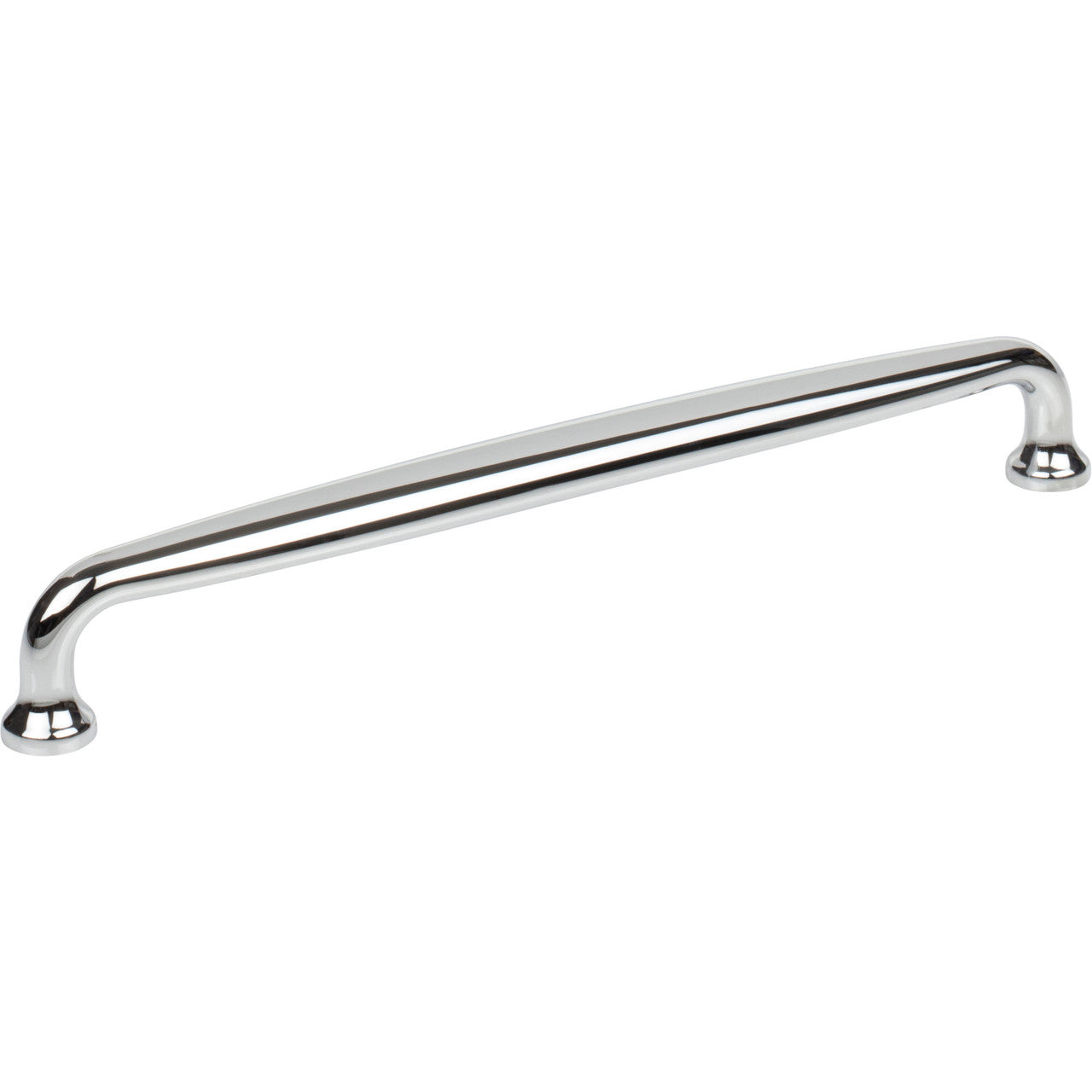 Top Knobs M2792: 8" cc Charlotte D-Handle Cabinet Pull - Polished Chrome