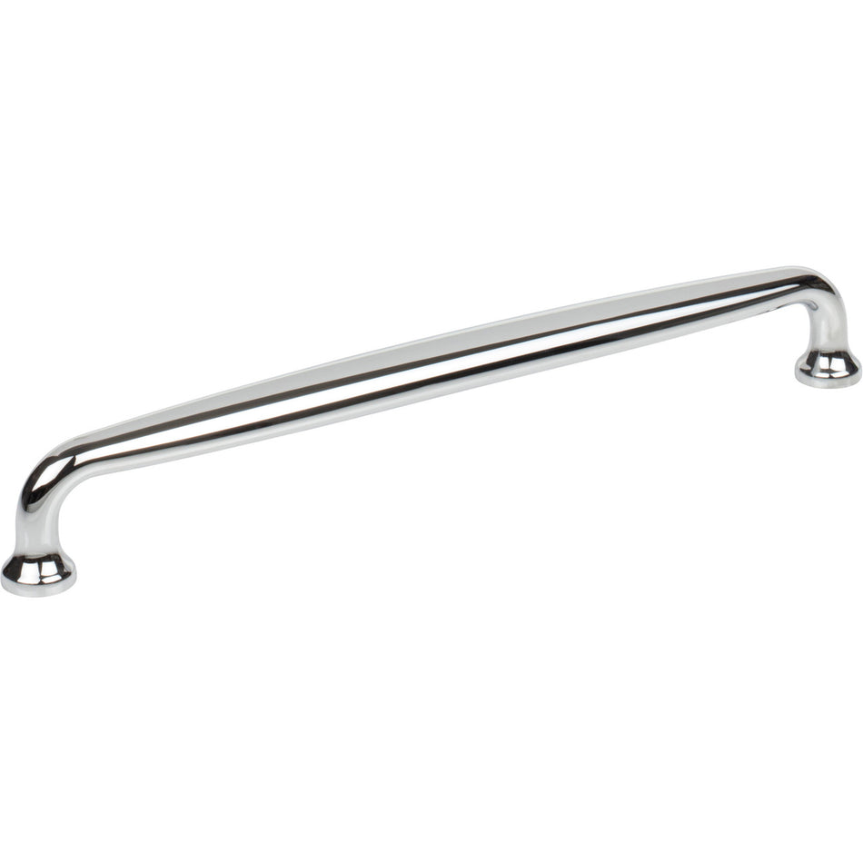 Top Knobs M2792: 8" cc Charlotte D-Handle Cabinet Pull - Polished Chrome