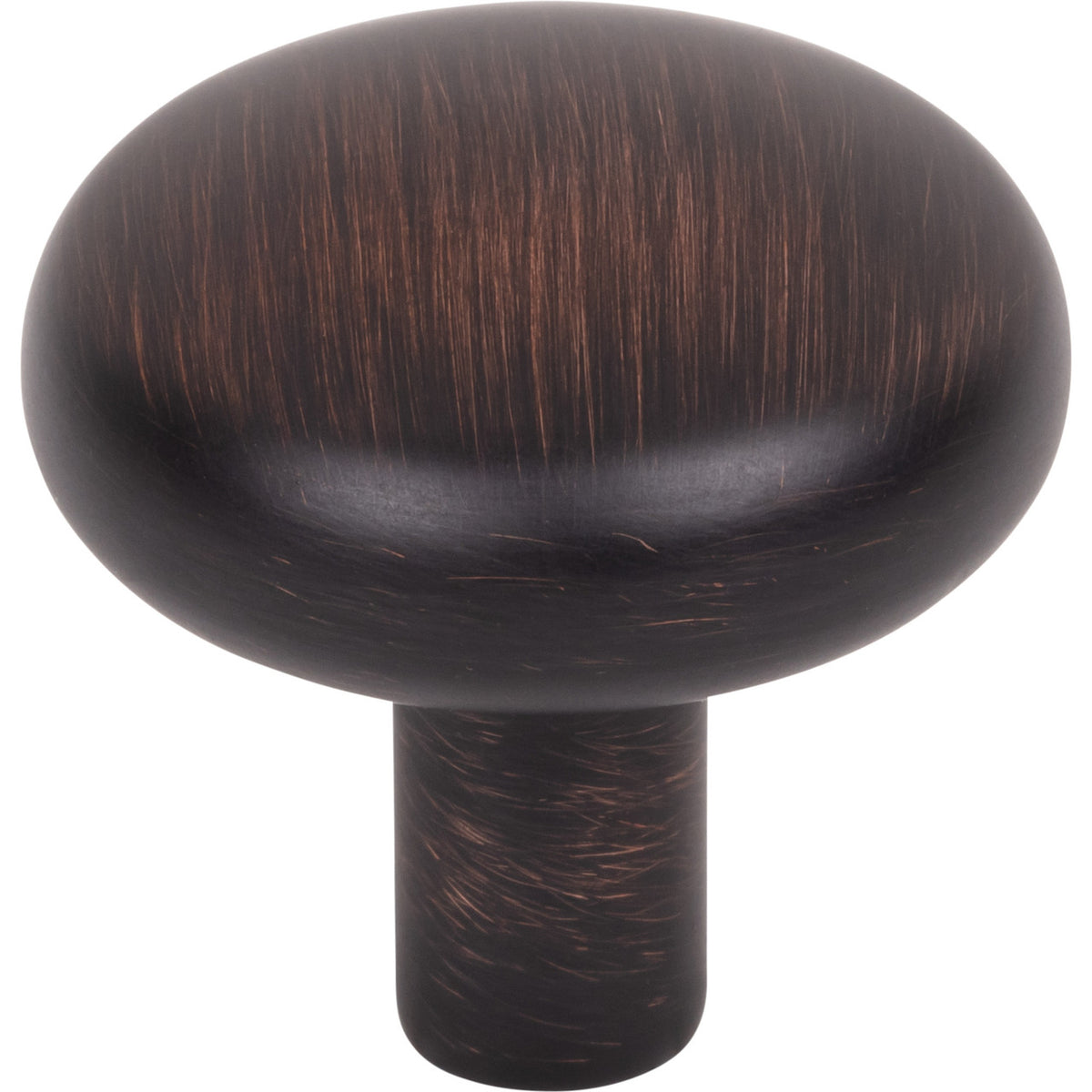 Jeffrey Alexander 329DBAC: 1-1/4" Loxley Mushroom Cabinet Knob - Brushed Oil Rubbed Bronze