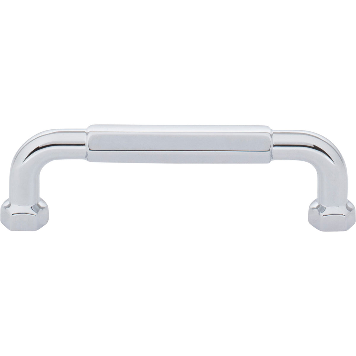 Top Knobs TK3201PC: 3-3/4" cc Dustin Cabinet Pull - Polished Chrome