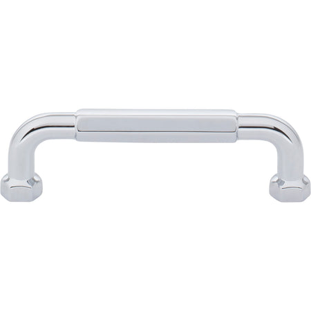 Top Knobs TK3201PC: 3-3/4" cc Dustin Cabinet Pull - Polished Chrome