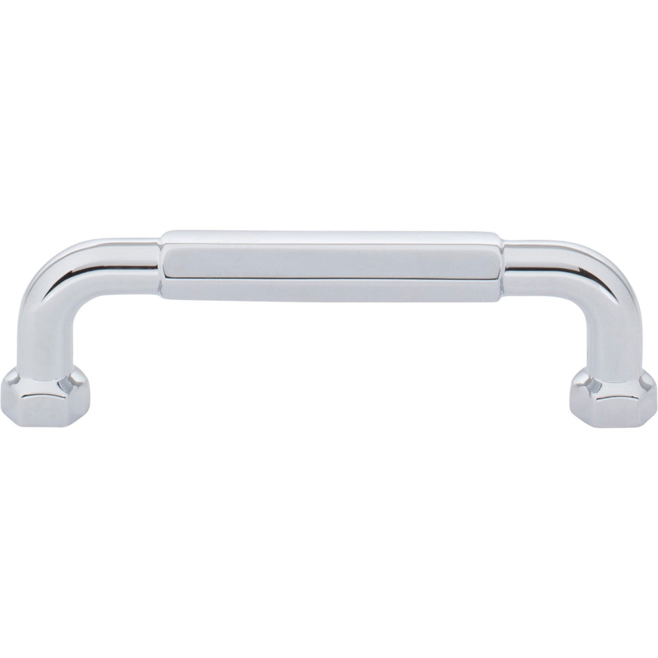 Top Knobs TK3201PC: 3-3/4" cc Dustin Cabinet Pull - Polished Chrome