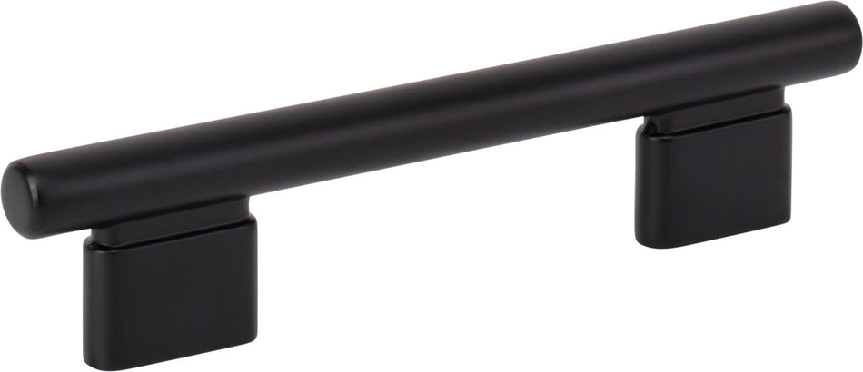 Atlas A512-BL: 96mm cc Holloway Round Bar  Cabinet Pull - Matte Black