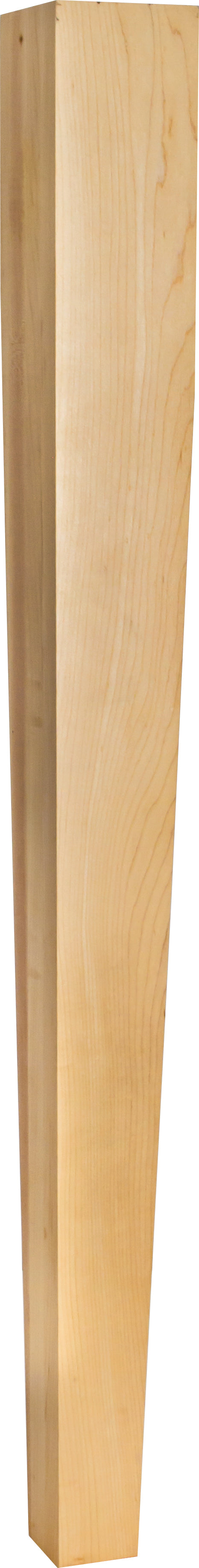 Hardware Resources P31ALD: 3-1/2" x 3-1/2" x 35-1/2" Two-Side Tapered Post - Alder