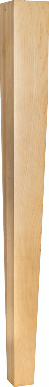 Hardware Resources P31ALD: 3-1/2" x 3-1/2" x 35-1/2" Two-Side Tapered Post - Alder